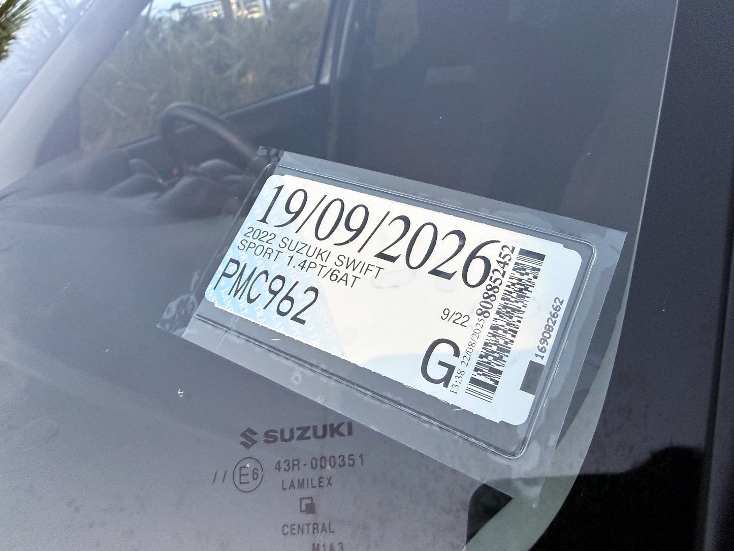 2022 Suzuki Swift Sport 1.4PT/6AT NZ NEW