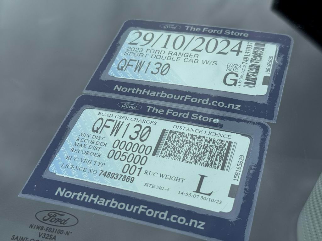 2023 Ford Ranger Sport Double Cab Black 2.0TD