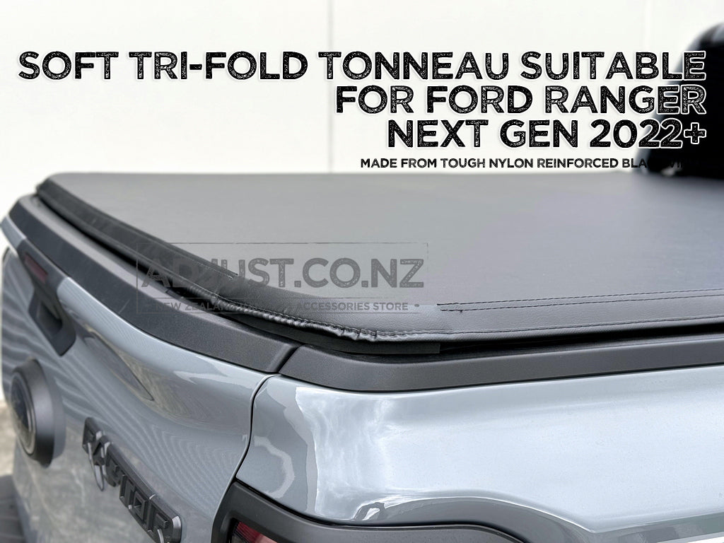 Soft Tri-Fold Tonneau Cover suitable for All Next Gen Ford Ranger 2022+