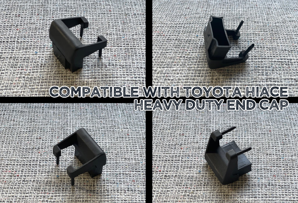 Compatible with Toyota Hiace 40mm x 40mm Roof Rack End cap