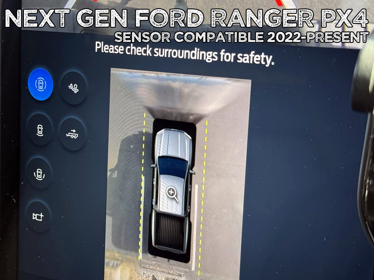 Ford Ranger 3" Black SS Nudge bar with 2 x spotlight mounting for 2022+