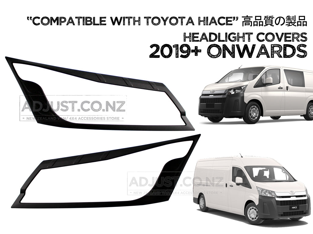 Headlight Cover Trims suitable for Toyota Hiace 2019+