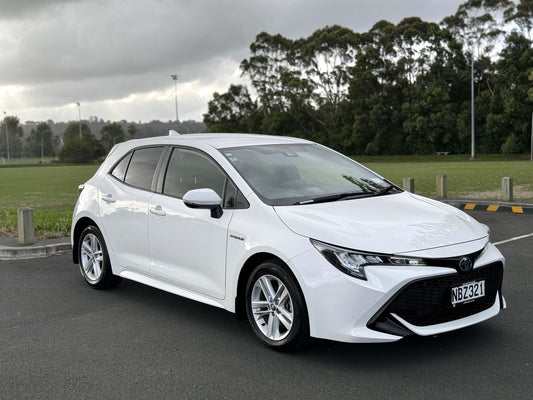 2020 Toyota Corolla White NZ New 2.0P Petrol Hybrid