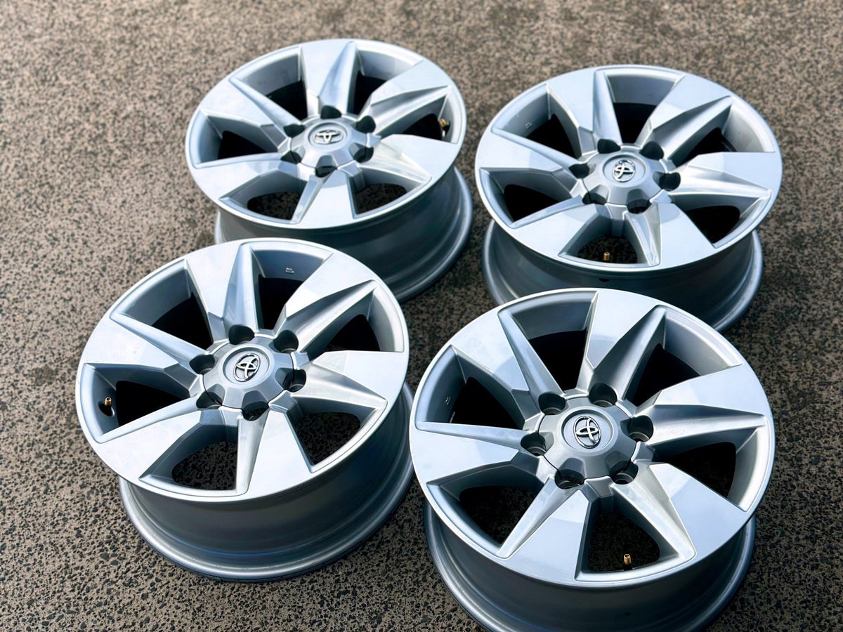 Genuine 4x Toyota 17' alloys for 200 Series Hiace B