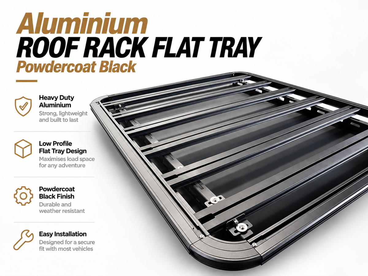 Aluminium Canopy Flat Tray Multiple Sizes Available 1.2 × 1.4 m | 1.4 × 1.4 m |