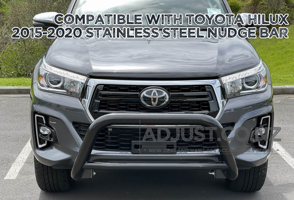 Black Nudge Bar Suitable For Toyota Hilux 2015-2020