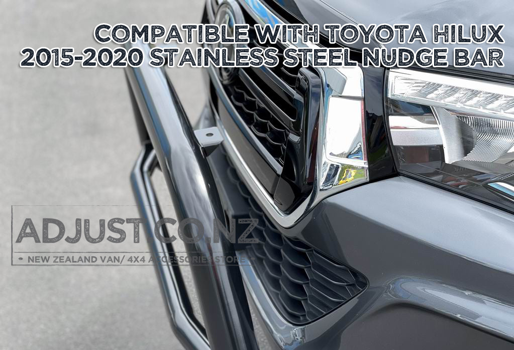 Black Nudge Bar Suitable For Toyota Hilux 2015-2020