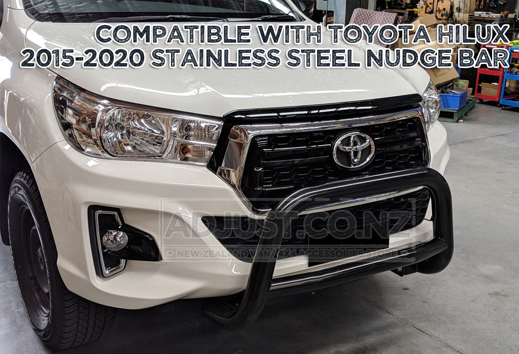 Black Nudge Bar Suitable For Toyota Hilux 2015-2020