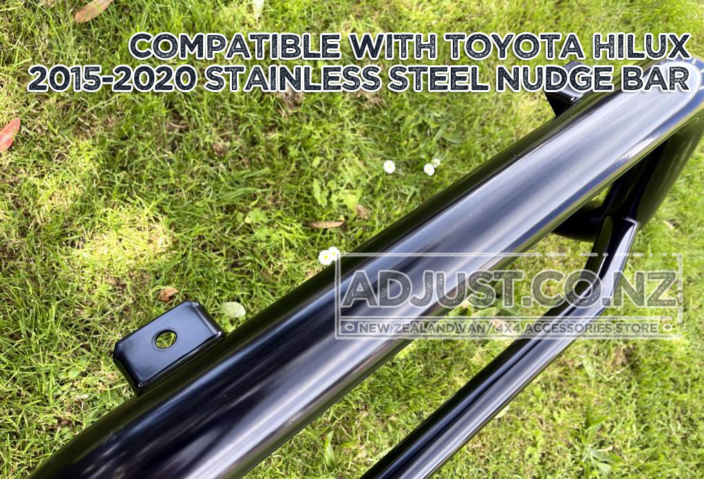 Black Nudge Bar Suitable For Toyota Hilux 2015-2020