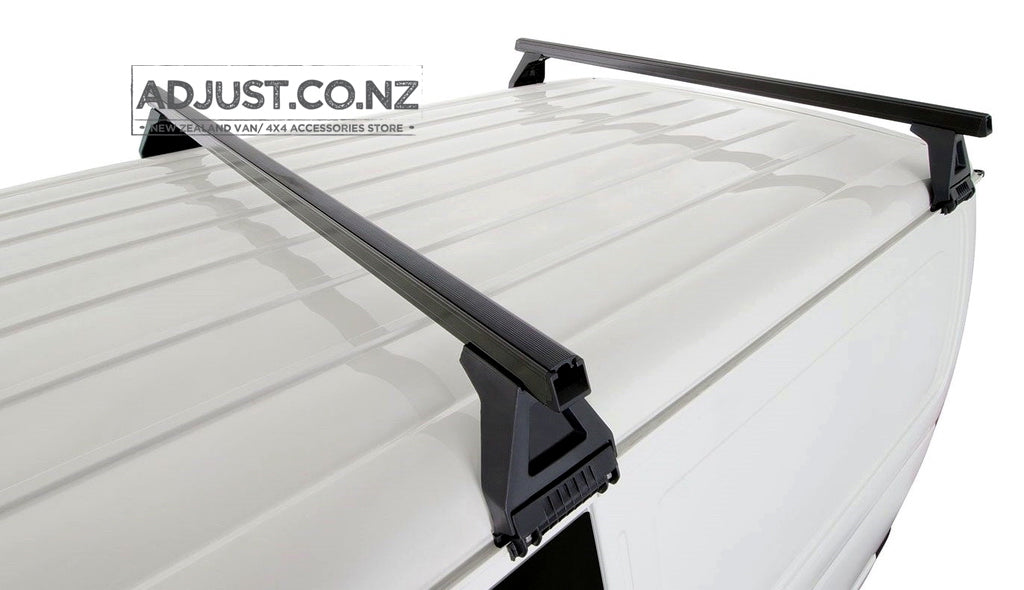 Compatible with Toyota Hiace 2 x Roof Rack 150mm 'BLACK'