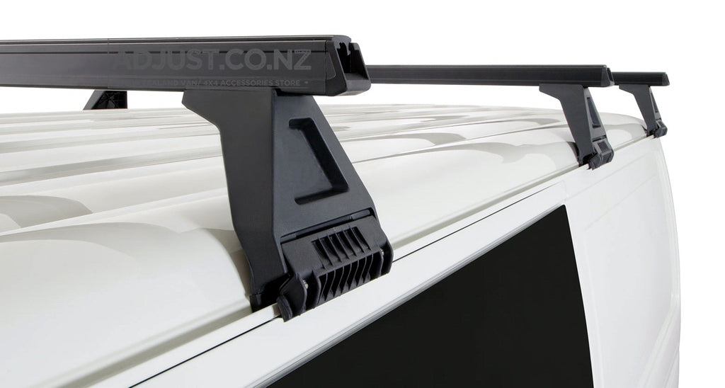 Compatible with Toyota Hiace 3 x Roof Rack 150mm 'BLACK'