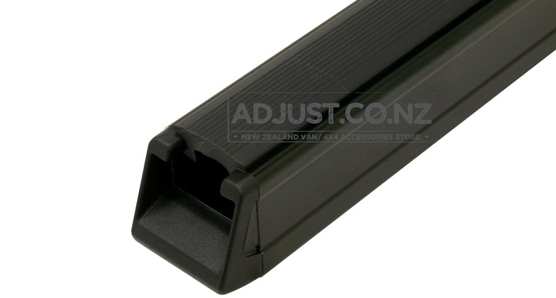 Compatible with Toyota Hiace Heavy Duty 2x Roof Rack Gutter Mount Black 110mm Leg