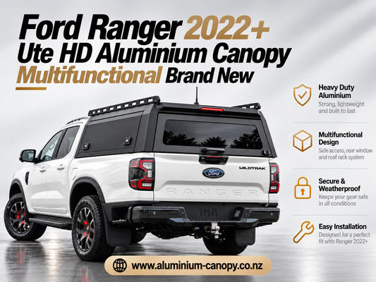 Ford Ranger 2022+ HD Aluminium Canopy