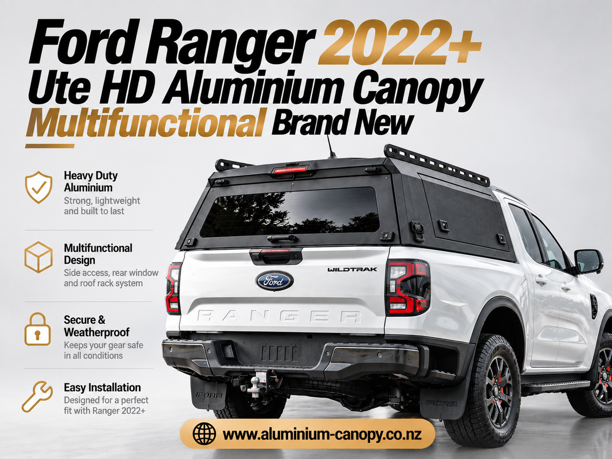 Ford Ranger 2022+ HD Aluminium Canopy