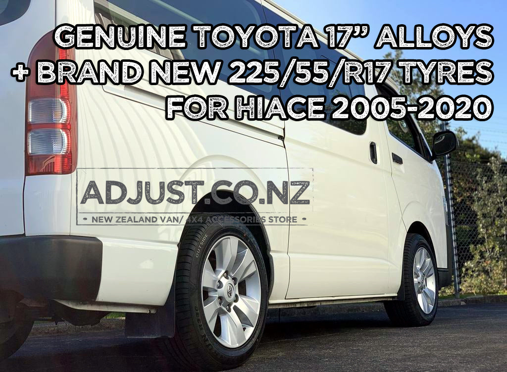 Genuine 4x Toyota 17' alloys for 200 Series Hiace