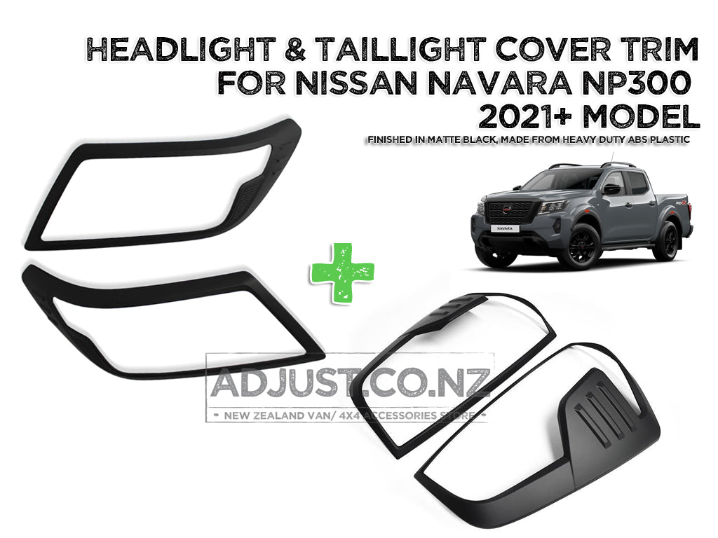 Headlight and Taillight Trims for NISSAN NAVARA NP300 2021+