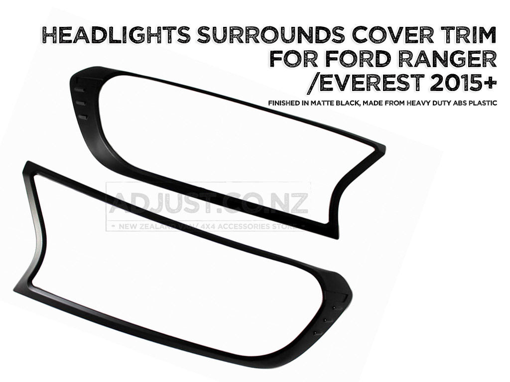 Headlight Cover Trims for Ford Ranger/Everest 2015-2022