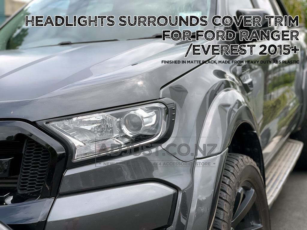 Headlight Cover Trims for Ford Ranger/Everest 2015-2022