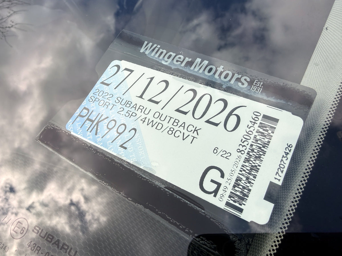 2022 Subaru Outback SPORT 2.5P/4WD/8CVT NZ New