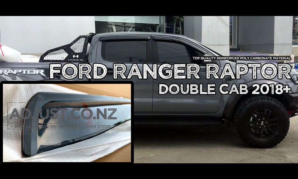 Monsoon / Window Visors / Weather shield smoke slim type Ford Ranger R ...