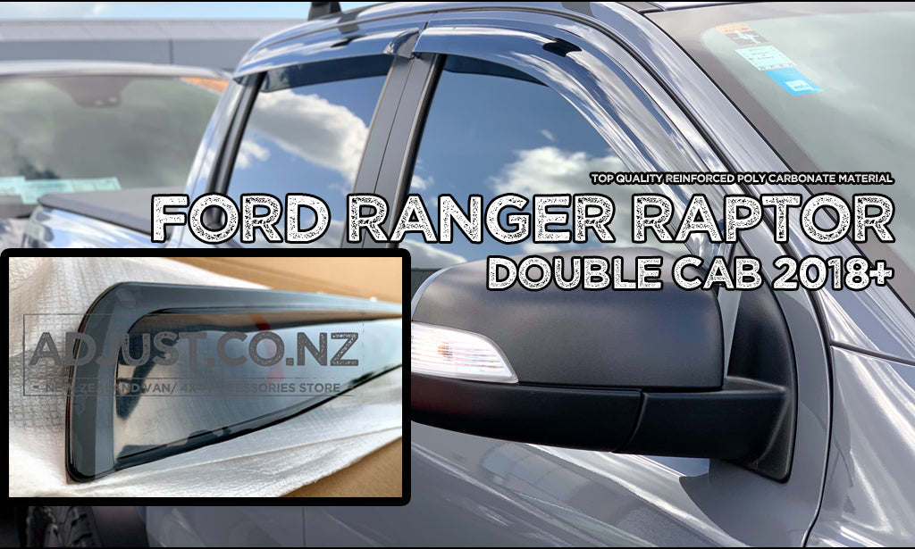 Monsoon / Window Visors / Weather shield smoke slim type Ford Ranger R ...