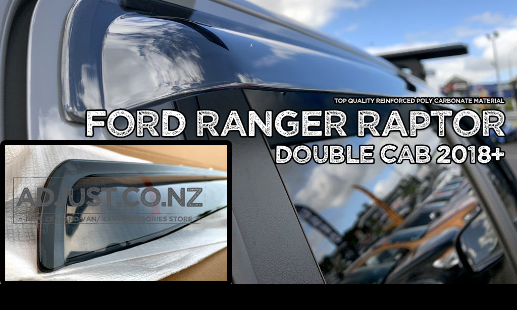 Monsoon / Window Visors / Weather shield smoke slim type Ford Ranger R ...