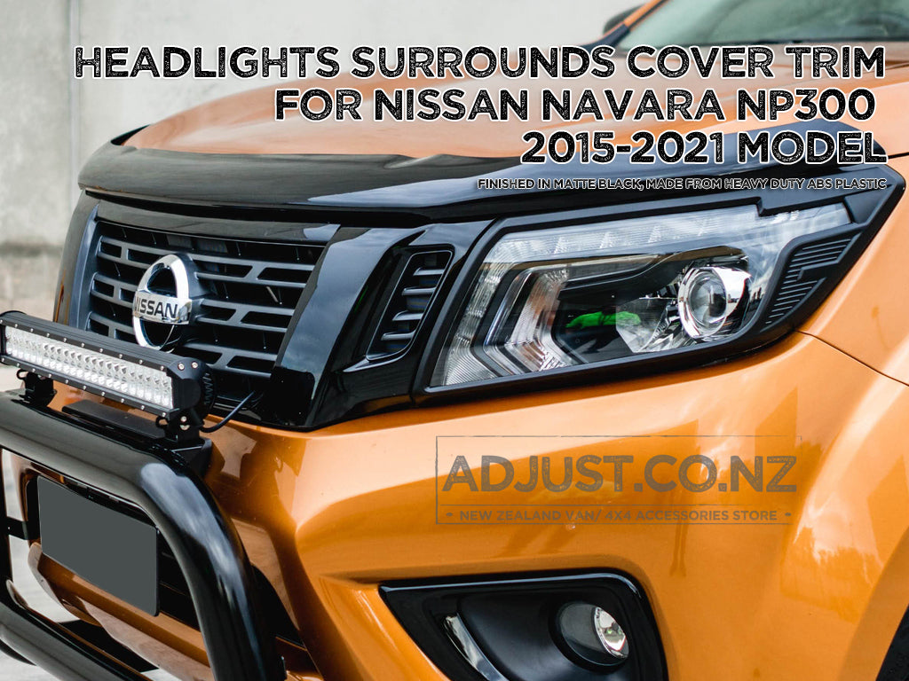 Headlight Cover Trims for NISSAN NAVARA NP300 2015 - 2021