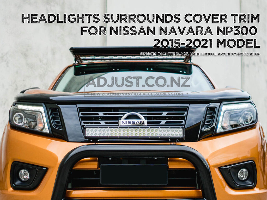 Headlight Cover Trims for NISSAN NAVARA NP300 2015 - 2021