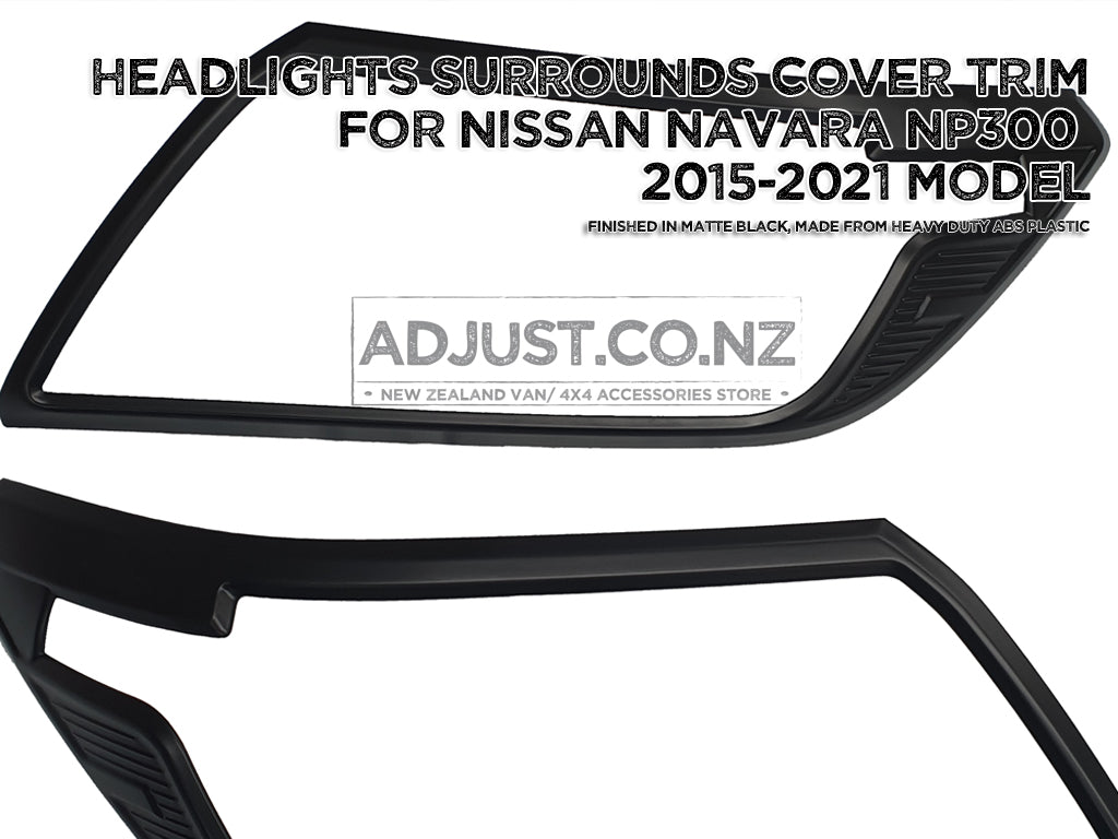 Headlight Cover Trims for NISSAN NAVARA NP300 2015 - 2021