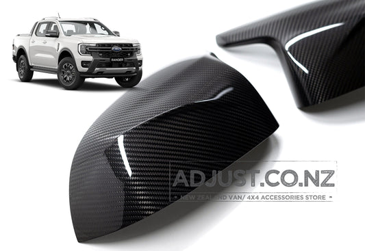 PX4 New Gen Ford Ranger Rear Side Cover Trim Rear View Mirror Covers 2022+ Carbon Fibre Colour