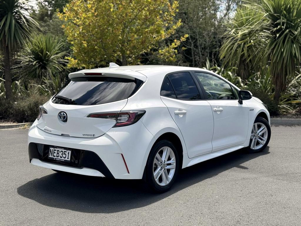 2020 Toyota Corolla White NZ New 2.0P Petrol Hybrid