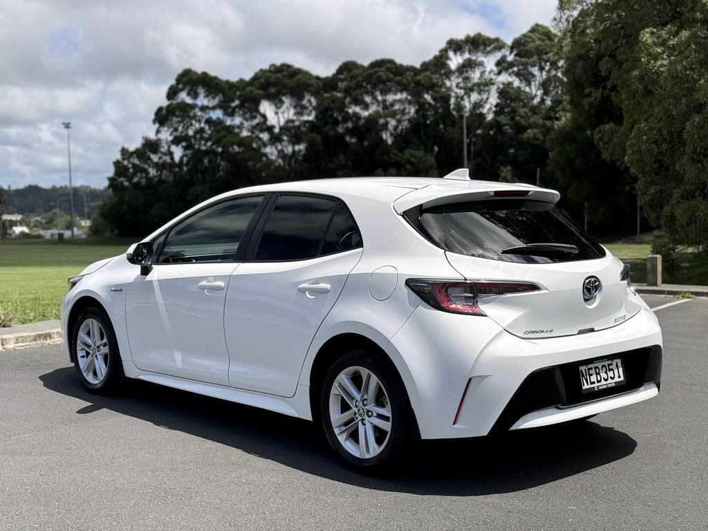 2020 Toyota Corolla White NZ New 2.0P Petrol Hybrid