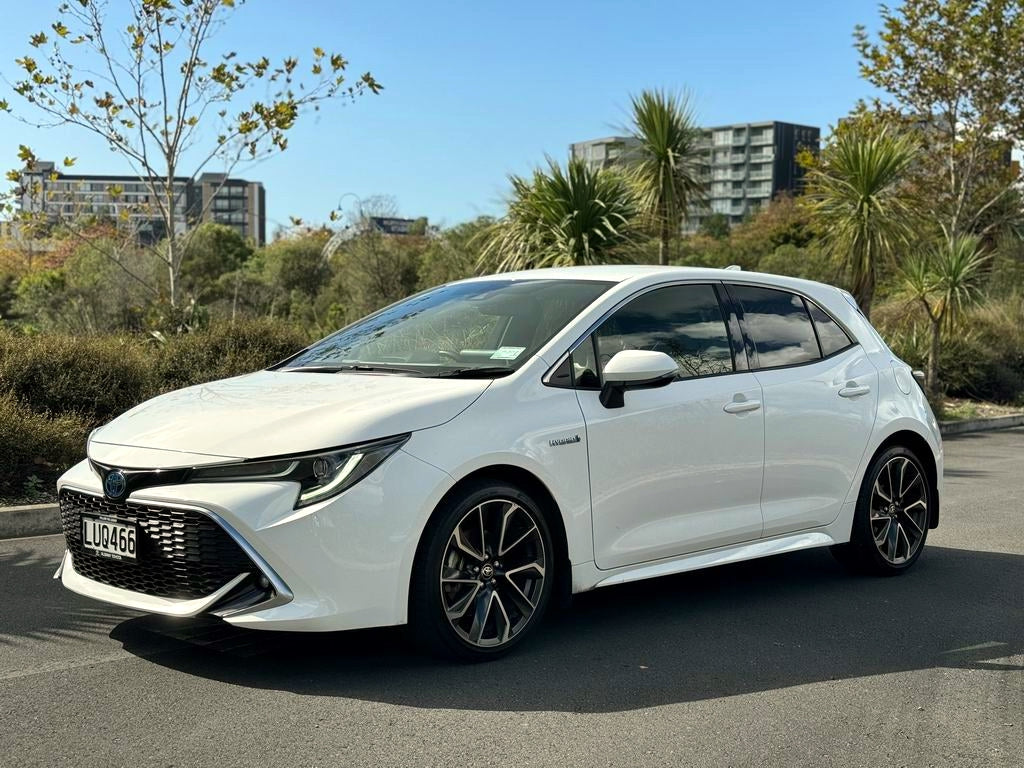 2019 Toyota Corolla White ZR NZ New Petrol Hybrid