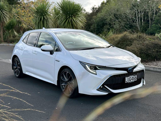 2019 Toyota Corolla White ZR NZ New Petrol Hybrid