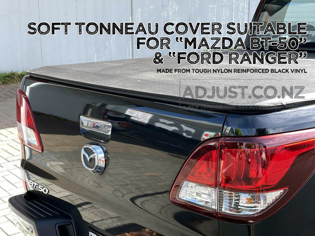 Soft Tonneau Cover suitable for Mazda BT-50/ Ford Ranger 2012+