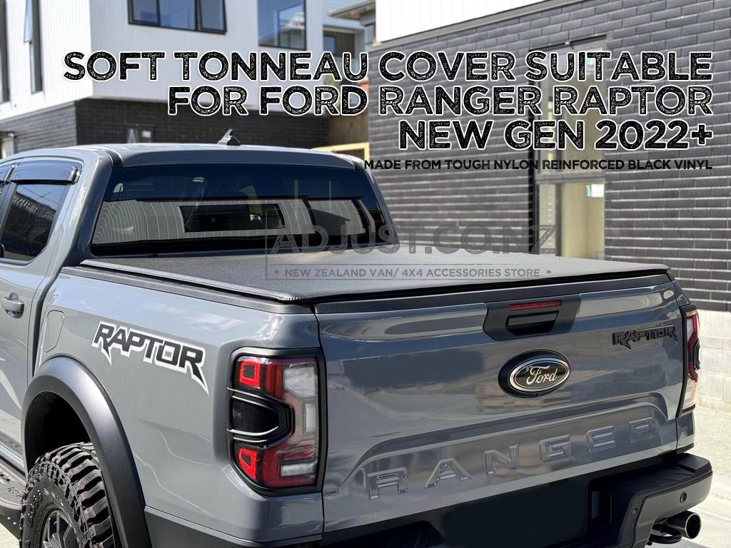 Soft Tonneau Cover suitable for New Gen Ford Ranger Wildtrak/ Raptor 2022+