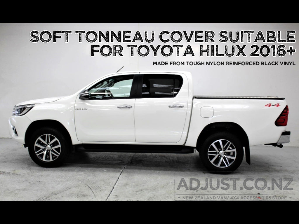 Soft Tonneau Cover suitable for Toyota Hilux A-deck 2016+