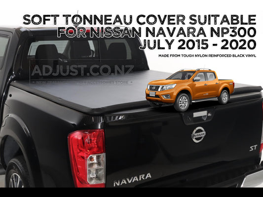 Soft Tonneau Cover suitable for Nissan Navara NP300 July 2015 - 2020