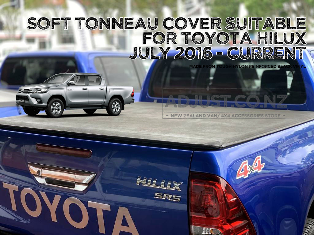 Soft Tonneau Cover suitable for Toyota Hilux A-deck 2016+