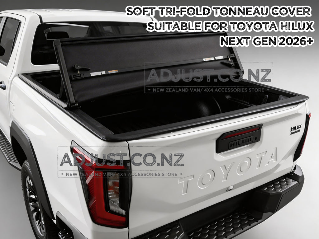 Soft Tri-Fold Tonneau Cover suitable for Next Gen Toyota Hilux 2026+