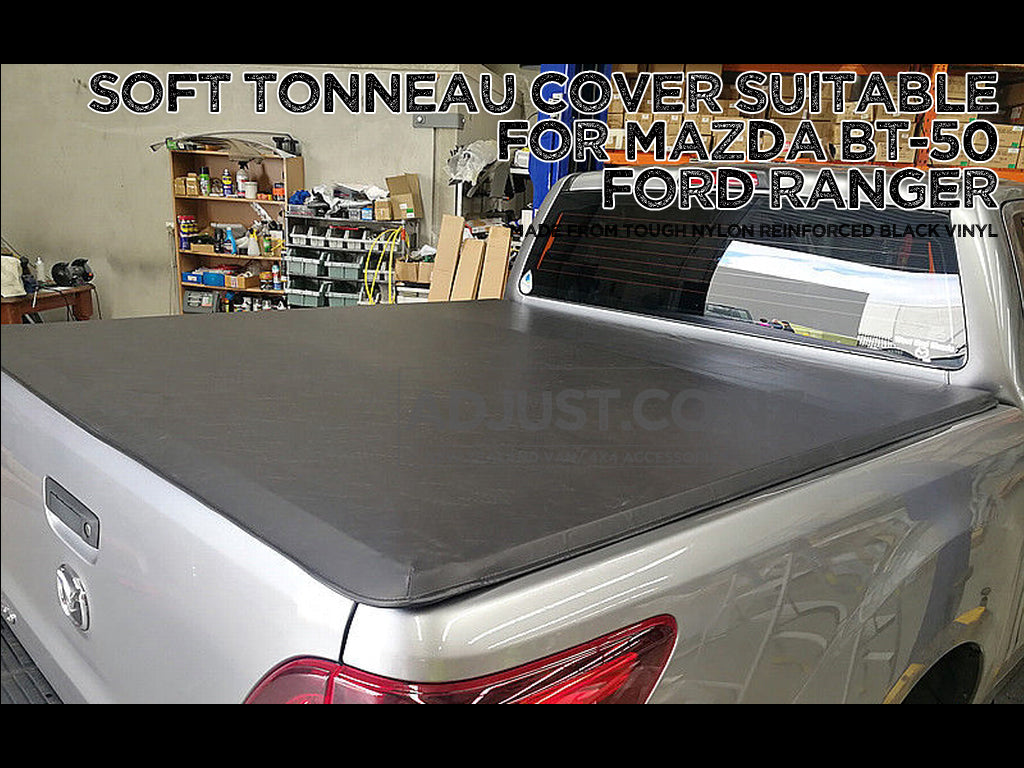 Soft Tri-Fold Tonneau Cover suitable for Mazda BT-50/ Ford Ranger 2012+