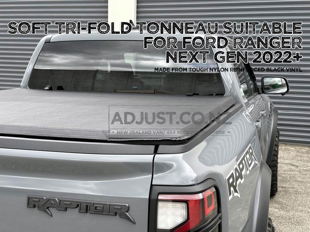 Soft Tri-Fold Tonneau Cover suitable for All Next Gen Ford Ranger 2022+