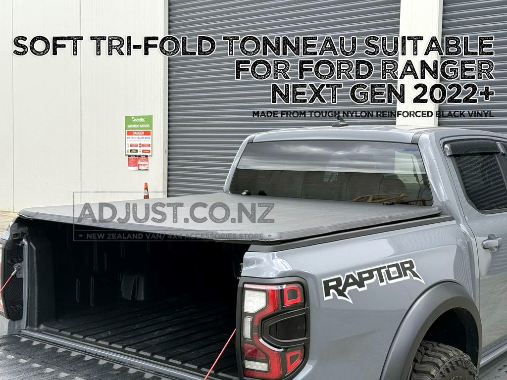 Soft Tri-Fold Tonneau Cover suitable for All Next Gen Ford Ranger 2022+