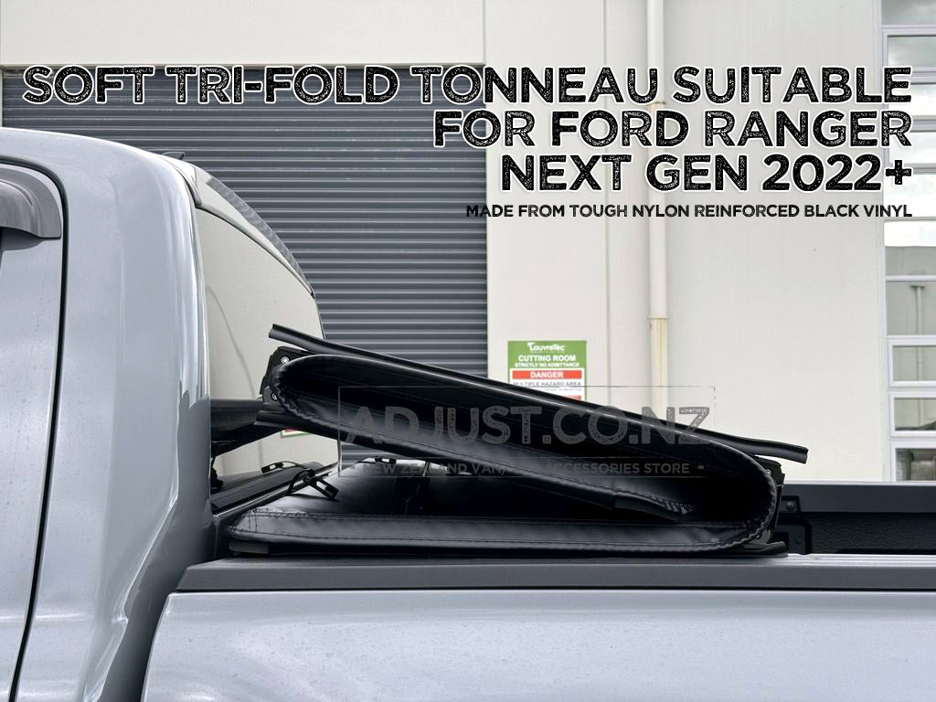 Soft Tri-Fold Tonneau Cover suitable for All Next Gen Ford Ranger 2022+