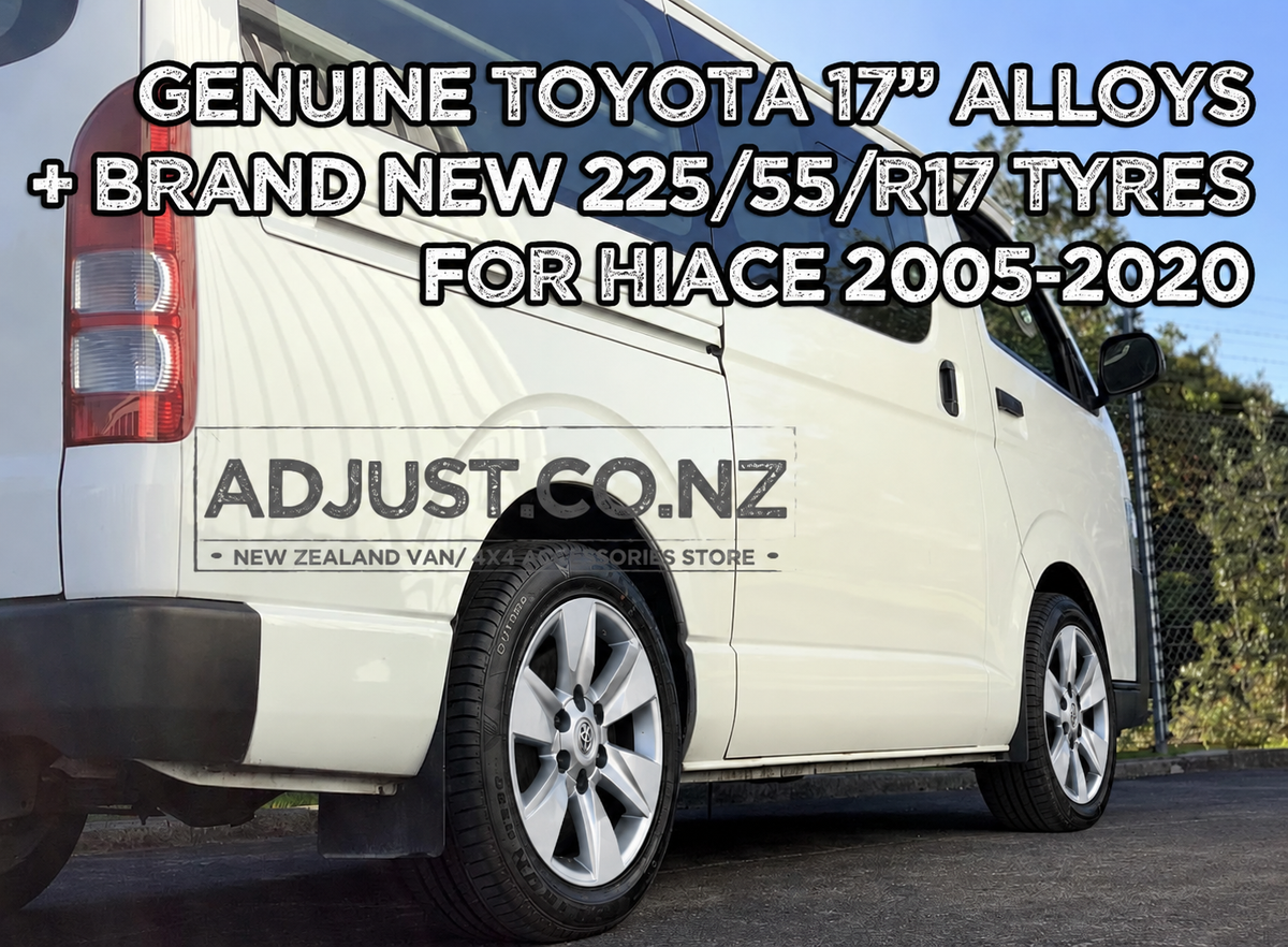 Genuine 4x Toyota 17' alloys for 200 Series Hiace B