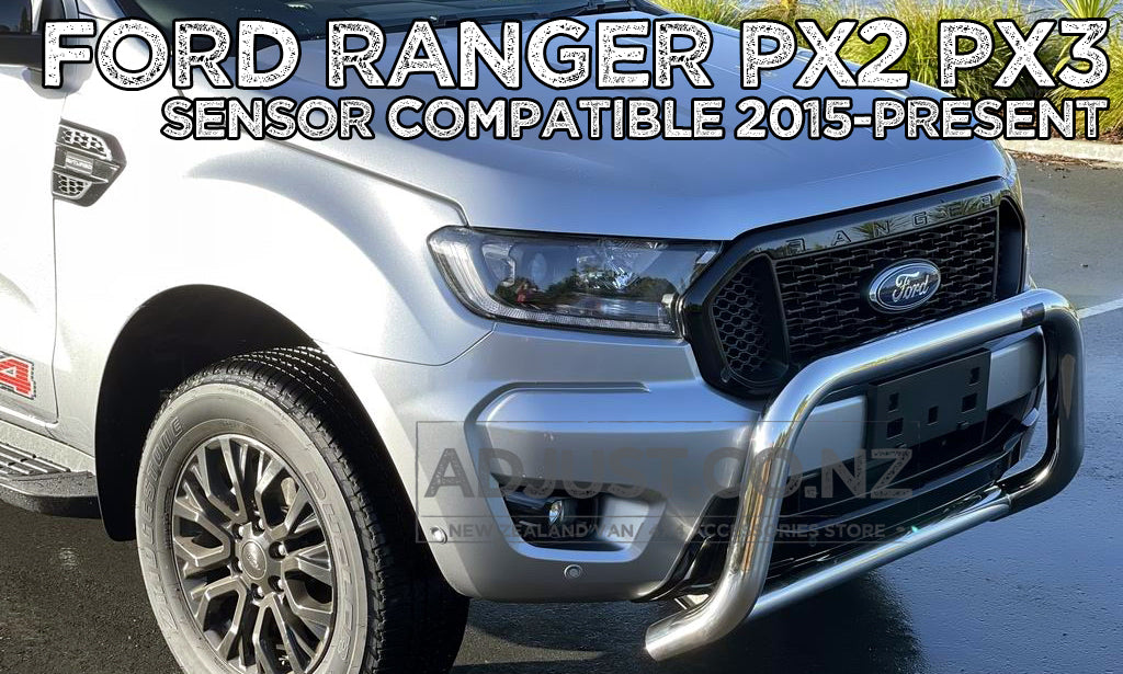 PX3 Ford Ranger 3" Stainless Steel Nudge bar for 2015- 2021