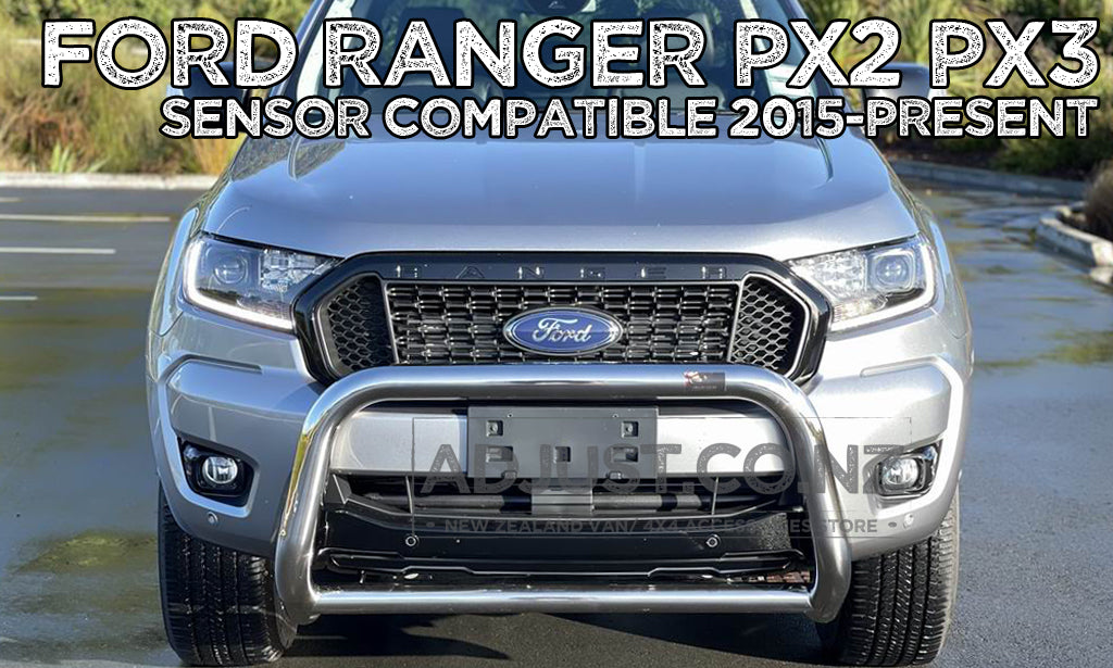 PX3 Ford Ranger 3" Stainless Steel Nudge bar for 2015- 2021