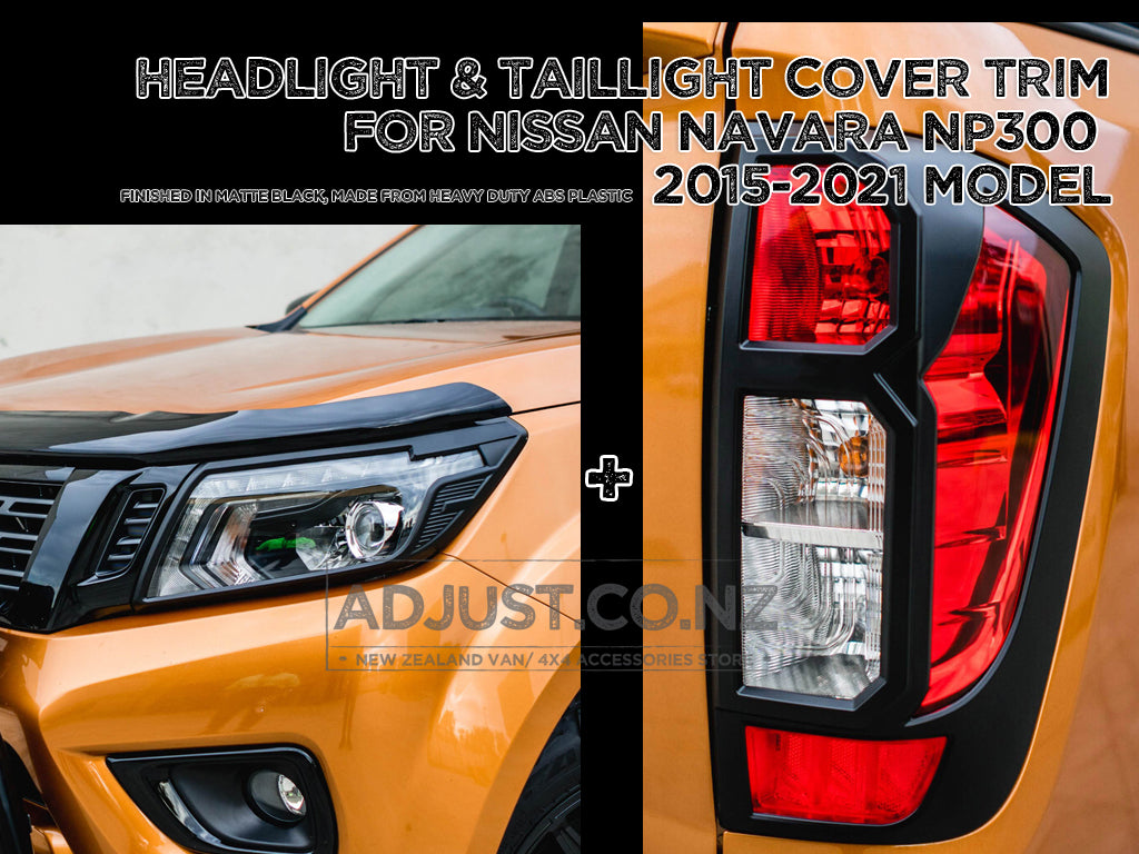 Headlight + Taillight Trims for NISSAN NAVARA NP300 2015-2021