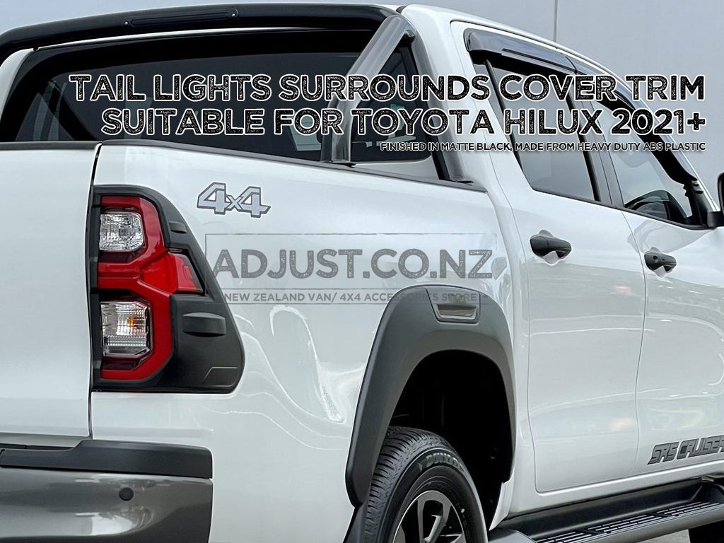 Tail Light Cover Trims suitable for Toyota Hilux 2021 +