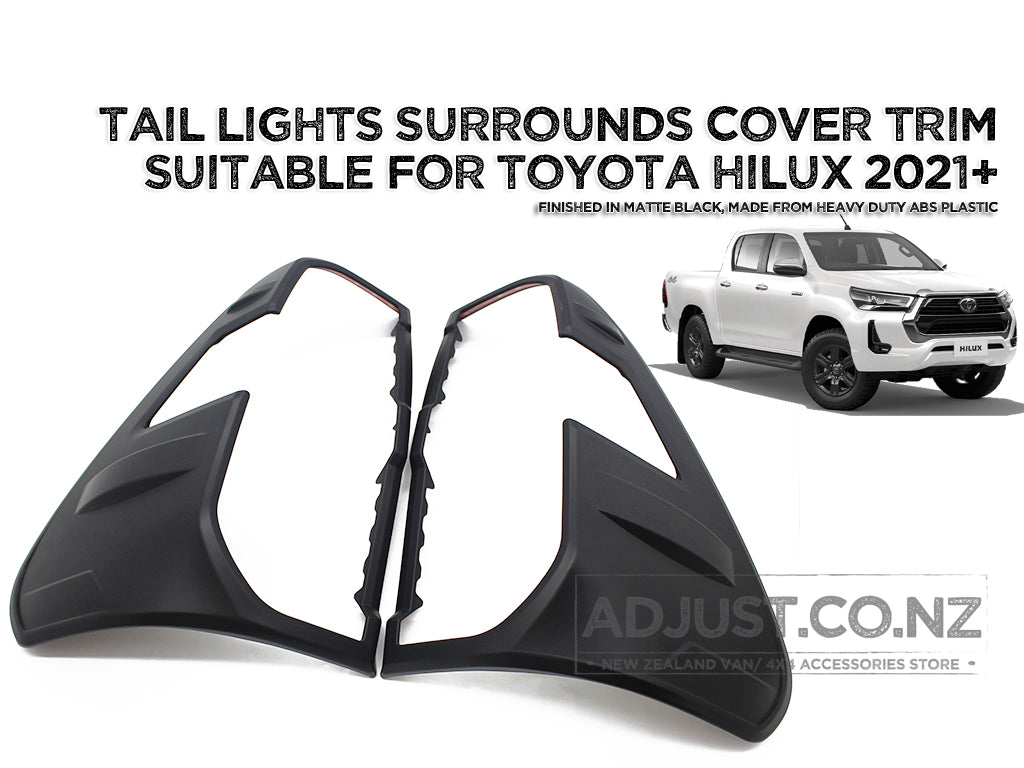 Tail Light Cover Trims suitable for Toyota Hilux 2021 +